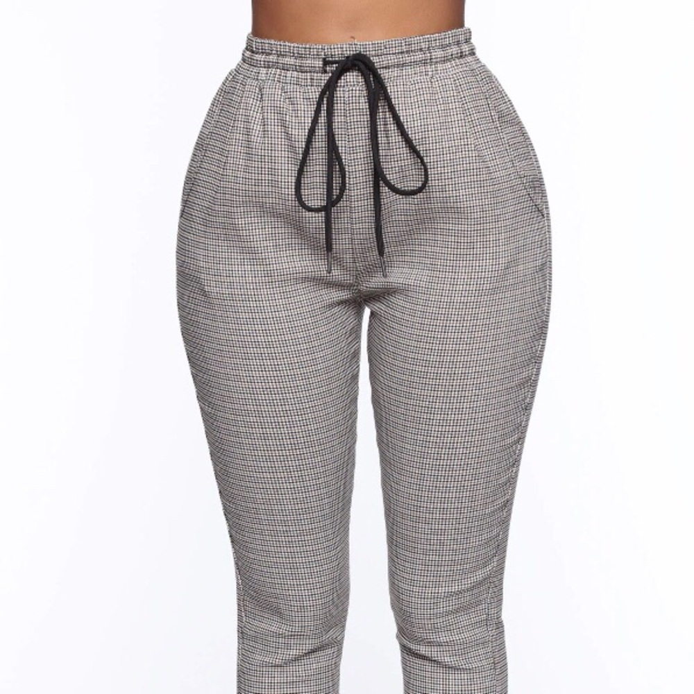FashionNova plaid pants